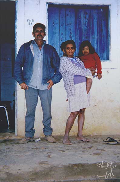 Severino Matias de Oliveira e Rosália Pankaru. Foto: Ely Souza Estrela, 1999.