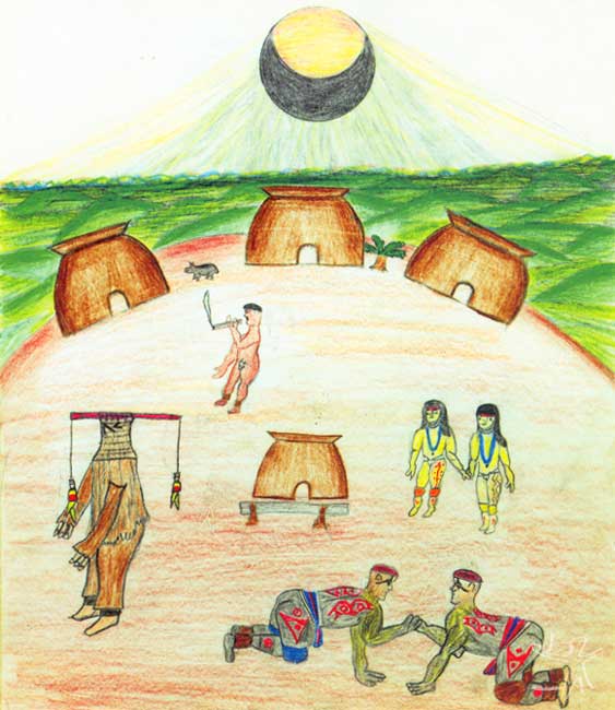 Desenho: Makaulaka Mehinaku, 1998