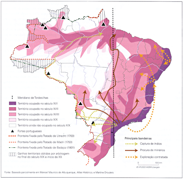 Source: Atlas do Brasil - disparidades e dinâmicas do território. Hervé Théry Neli e Aparecida de Mello. São Paulo: Editora da Universidade de São Paulo, 2005.