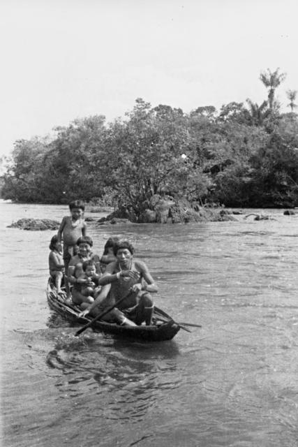Hixkaryana, rio Mapuera, Terra Indígena Nhamundá-Mapuera. Foto: Protásio Frikel, 1951