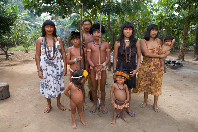 Índios kisêdjê, Terra Indígena Wawi (MT). Fonte: Ton Koene