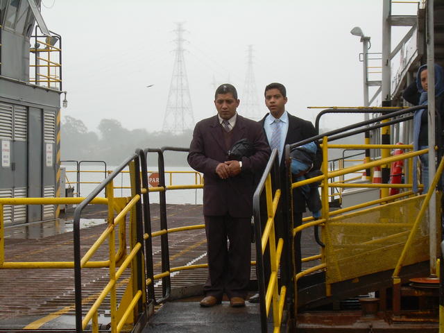 A caminho do culto na Segunda Balsa - Bororé