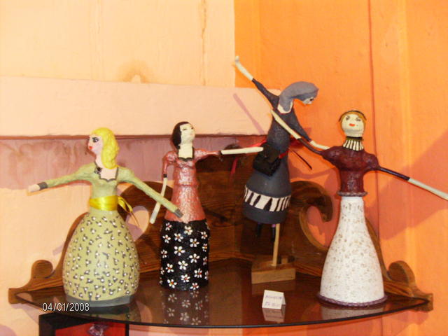 bonecas machê